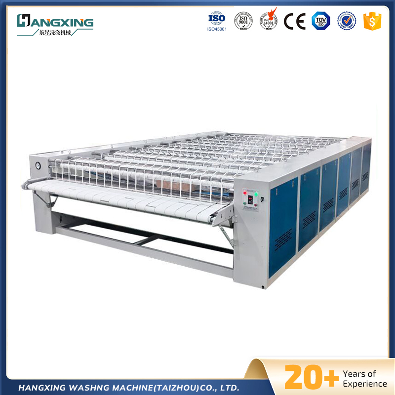 Otomatik çoklu silindirler ütüleme makinesi